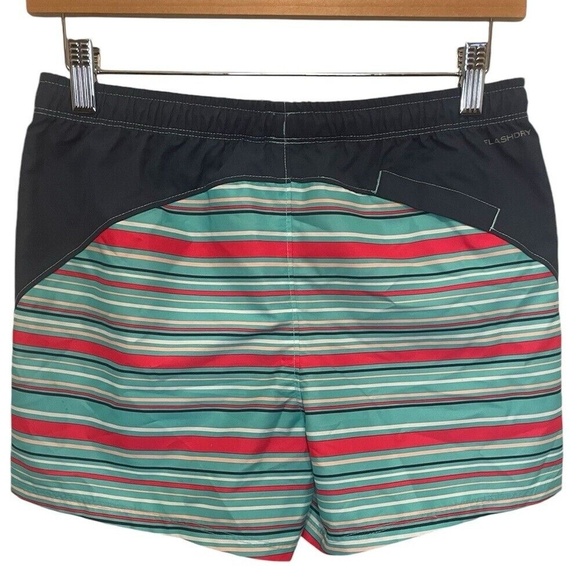 THE NORTH FACE Girls Class V Water Short -Mint Blue Multi Stripe - Size XL NWT - Picture 6 of 6